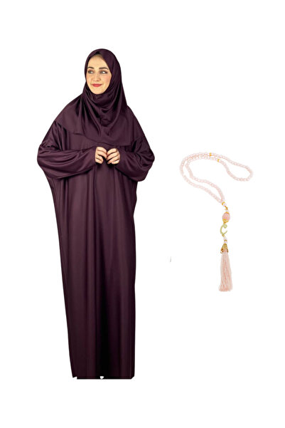 Modish Group Rochie de rugăciune și turban elegant - Set Tasbih, șal Hijab și îmbrăcăminte musulmană Abaya