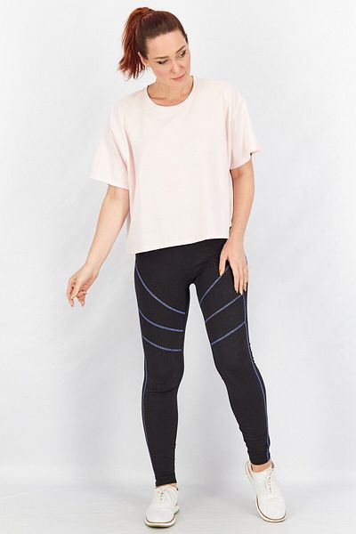 Tchibo Women Sportswear Fit Short Sleeve Training Top, Pink