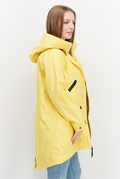 Aigle Women Plain Parka Jacket ,Yellow
