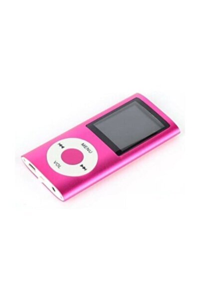 SIGHTZER Pembe Dijital Renkli Ekranlı Mp3-mp4 Çalar Hafıza Kartı Girişli Metal