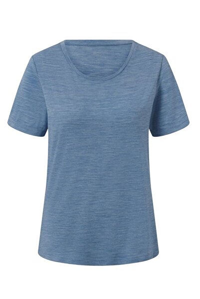 Tchibo Women Regular Fit Short Sleeve Training Top, Blue