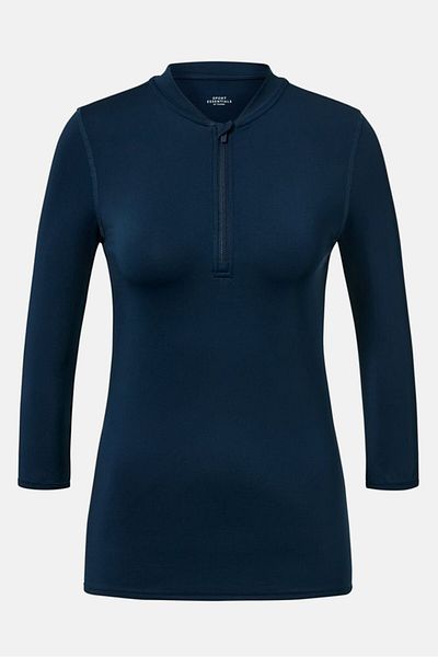 Tchibo Women Regular Fit Long Sleeves Training Top, Navy