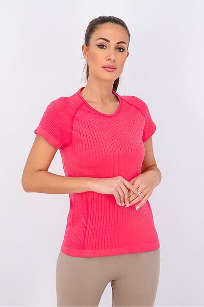 Tchibo Women Sportswear Fit Outdoor Shirt, Heather Red