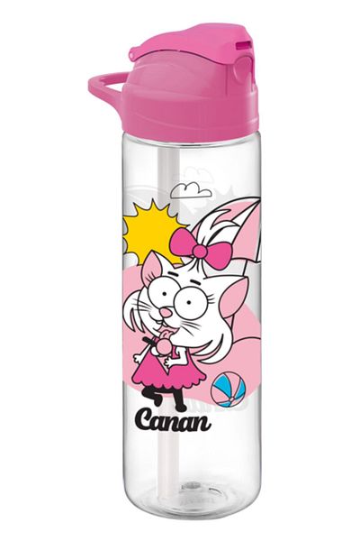 Renga 630 Cc King Shakir Patterned Licensed Water Bottle with Straw