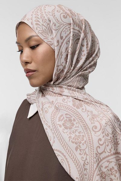 Qef Mona Patterned Deluxe Shawl