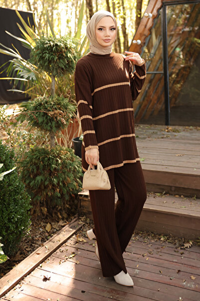 Kirazgym Εποχιακό ριγέ πλεκτό σετ