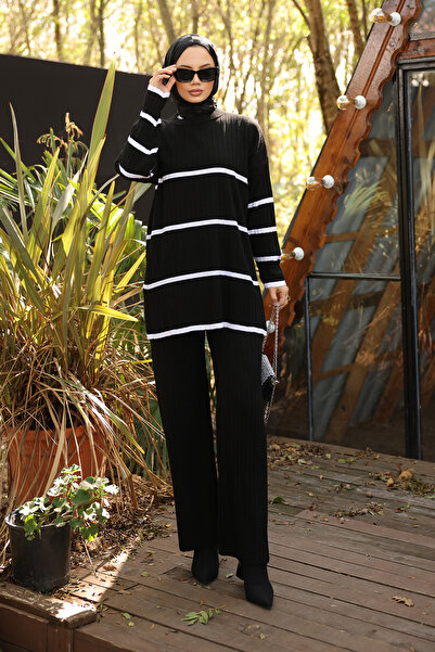 Kirazgym Εποχιακό ριγέ πλεκτό σετ