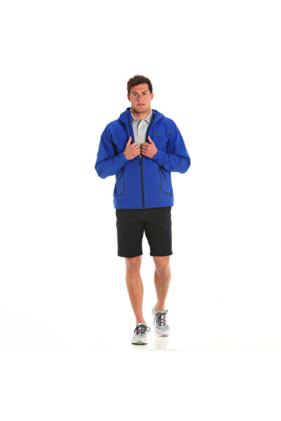 Slam Act Hooded Men's Blue Jacket Men's Jacket A101002S00