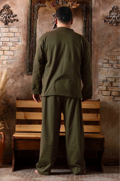 CALİA 2 Thread Raised Large Size Oversize Men's Pajama Set New Season