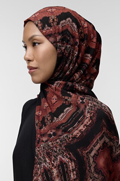 Qef Deluxe Şal Nisha Desenli