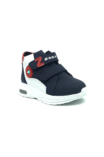 Taşpınar Ayakkabı Simli Zaby Erkek Rahat Çocuk Kışlık Kısa Bot Cırtlı Işıklı Spor Ayakkabı 22-25