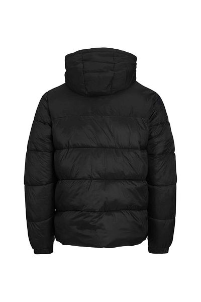 Jack & Jones Σκούρο γκρι ανδρικό παλτό 12256858 _JJBUILD PUFFER ΜΠΟΥΦΑΝ