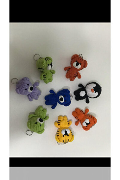 MK hobievimm Amigurumi Ayı-Kaplan-Penguen Organik Oyuncak