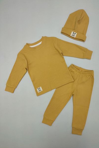 Peki Gift Tracksuit Set for Kids Girls Boys - Add 5 Pay 4, Medium Thick Cotton, Beret Top and Bottom Set 14750