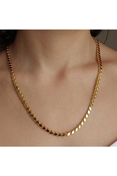 Altınbeyi 14 Ayar Altın Pullu Zincir 4.5mm 10.25 gram 55cm