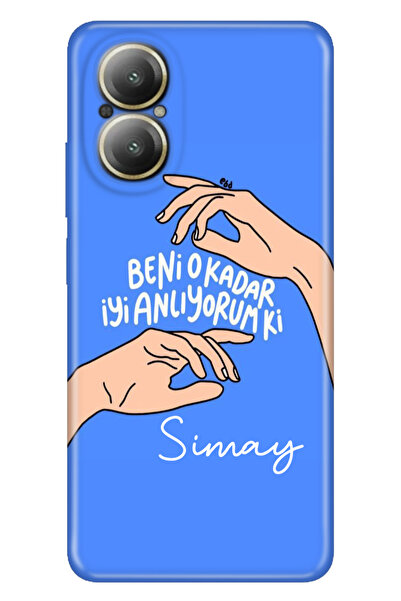 OPPO Reno 11f 13f 4 5 6 7 Lite Pro A5 A9 2020 A60 Uyumlu Kılıf Isimli Yazılı ...