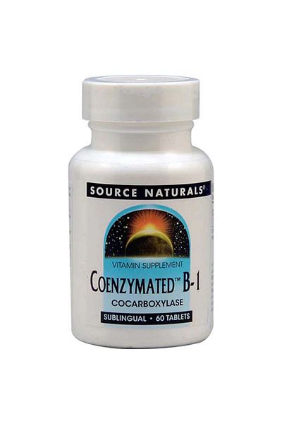 source naturals Coenzymated B-1, 25 mg, 60 Tablets