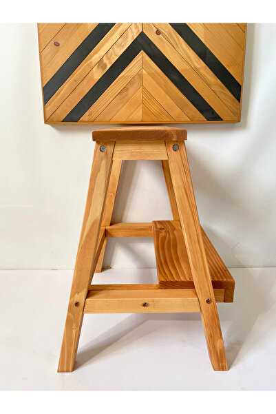 Handmade Kiraz Basamak Tabure, Basamak Tabure, Ahşap Basamak Yükseltici