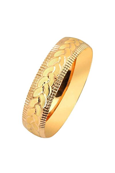 ALTINBEYI 20 Gram 22 Ayar Altın Örgü Desenli Bilezik 15mm