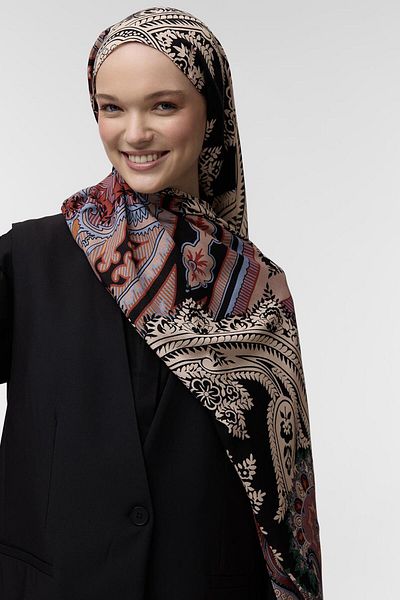Qef Neha Patterned Deluxe Shawl