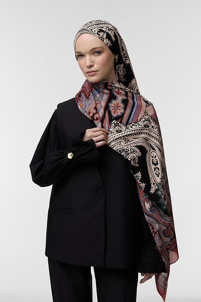 Qef Neha Patterned Deluxe Shawl