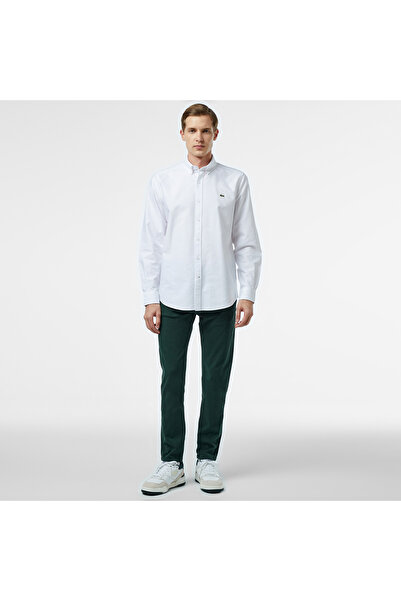 Lacoste Erkek Slim Fit Koyu Yeşil Jean Pantolon