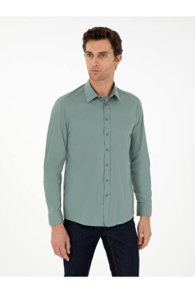Cacharel Mint Slim Fit Uzun Kollu Gömlek 50284433-VR237