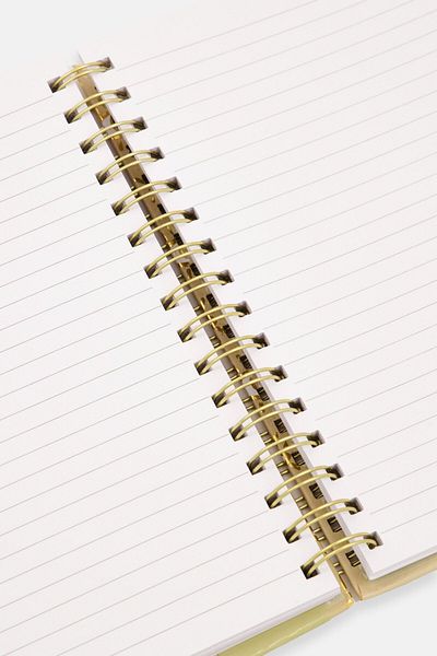 Paperbuzz Spiral Notebook With Pen, Gold Combo