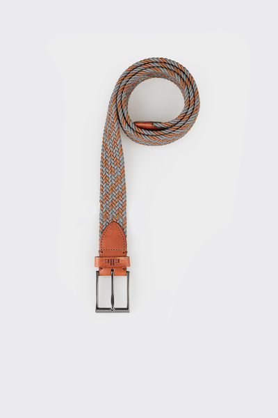 Elle Shoes Gri Deri Erkek Kemer