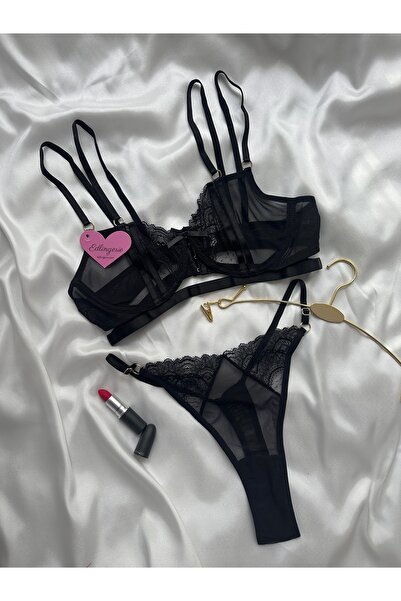 EDLİNGERİE Комплект сутиен Black Miya