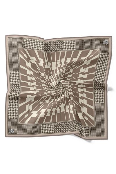 Levidor Μέγεθος 36 Μαλακό ροζ Levidor Twill μεταξωτό μαντίλι