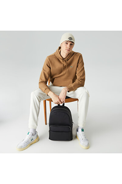 Lacoste Erkek Classic Fit Kapüşonlu Kahverengi Sweatshirt