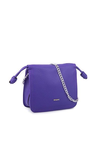 Nas Bag Geantă de umăr și crossbody cu lanț pentru femei, cu șnur, mov