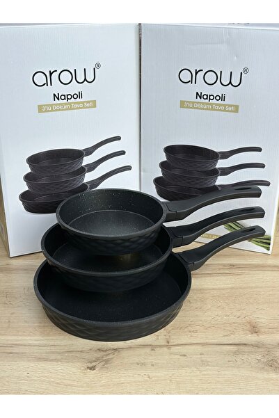 AROW Döküm Napoli 3lü Tava Seti