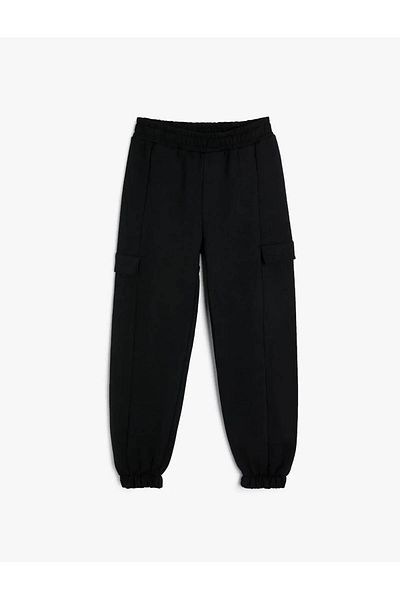 Koton Λεπτομερής ελαστική κορδέλα μέσης Basic Jogger Sweatpants