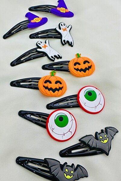 PETEK AKSESUAR HALLOWEEN HALLOWEEN HAIR CLIPS SET OF 10