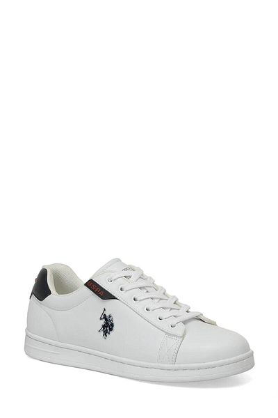 U.S. Polo Assn. COSTA 4PR - Λευκά ανδρικά αθλητικά παπούτσια