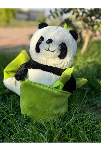 nisa toys Yumuşacık Peluş Çantalı Bambu Panda Oyuncak Şirin Sevimli Çocuklar ...