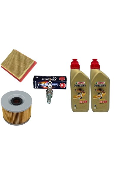 Nk 250 ,250 Sr ,Clx 250 Uyumlu Bakım Seti Castrol Yağ ,İridyum Bujili _Arasmoto