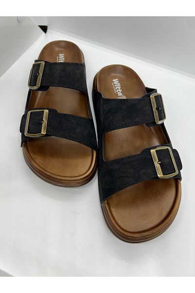 GENÇ Witta Anatomic Orthopedic Men's Slippers