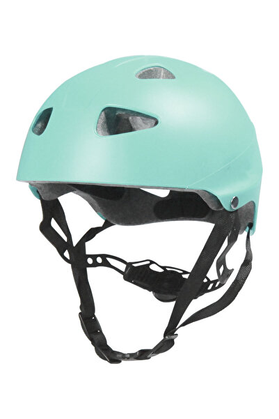 Sportaj Turkuaz Çocuk Kaskı Spor Koruyucu Kask Kaykay Bisiklet Scooter Paten ...