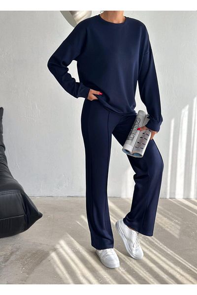 SUYA US WEAR Modal Fabric Trousers and Sweatshirt Set