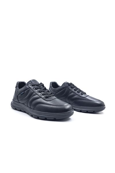 MARCOMEN M20023 Airbagsole Ελαφρύ και μαλακό πάτο Γνήσιο δέρμα Μαύρα Ανδρικά Άνετα Παπούτσια