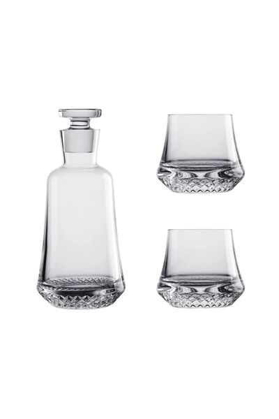 NUDE Paris Serisi Kristal Viski Şişesi Viski Bardak Takımı(92881x1 - 22691x2)