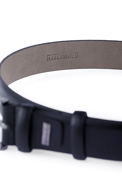 Hatemoğlu حزام رجالي باللون الأزرق الداكن
