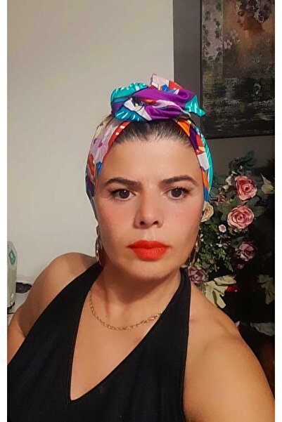 oben hobi Afro model telli bandana saç aksesuarı kadın kumaş toka