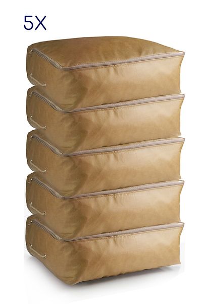 Vedsey Σετ 5 53x44x20 cm - Home Organizer Hurç Beige Καναπές-κρεβάτι και Organizer κάτω από το κρεβάτι