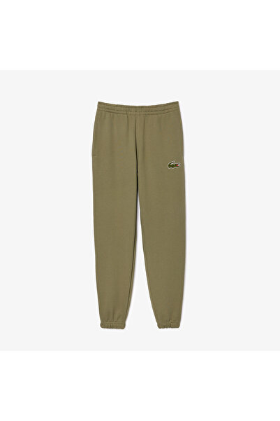Lacoste Unisex Relaxed Fit Organik Pamuk Haki Eşofman Altı