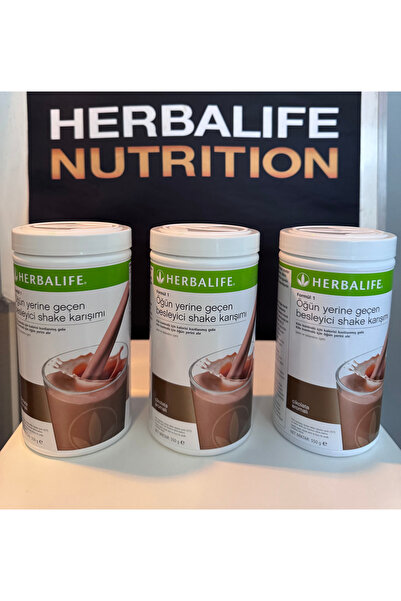 Herbalife Besleyici Shake Karışımı Çikolata Aromalı 550 G x 3 Adet