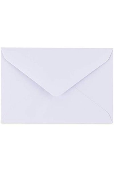 roco paper White Mini Invitation - Gift Card, Wedding, Photo, Note Paper Envelope, 7X9 cm - 50 Pieces